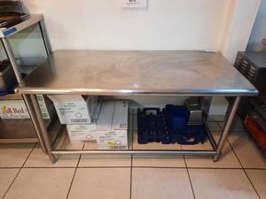 lot 52 image: Stainless Steel Work Table
