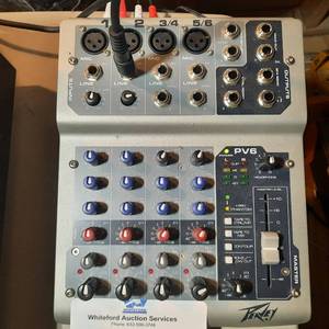 lot 80 image: Peavey PV6  Mixing Console