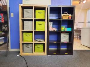 lot 155 image: (2) 8-Cube Cubbie Organizers