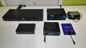 lot 176 image: Receiver, Server, Amplifier, Ethernet Switch, DMX Interface, transmitterreceiver