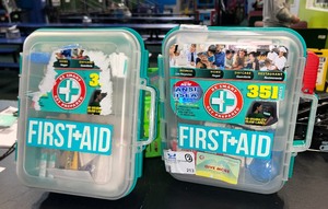 lot 213 image: (2) First Aid Kits