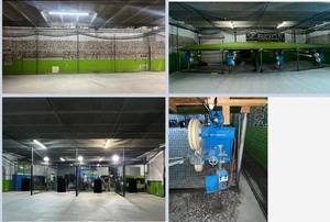 lot 9A image: Tru-Pitch E-Z Pitch Range Model Complete 4 Lane Batting Cage Setup - Already taken apart & Ready for Pick Up