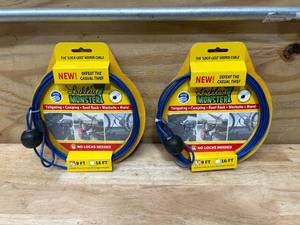 lot 78 image: Lockless Monster Lot of 2- 9 FT. Keeper Cables