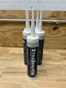 lot 46 image: XTRA BOND- Lot of 5 Tubes of 450 Neutral Cure Silicone Sealant