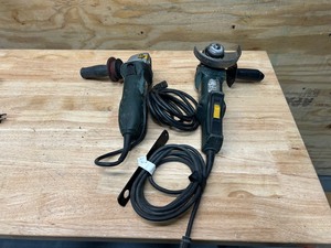 lot 38 image: METABO Lot of 2- 4-12 Disc Grinders
