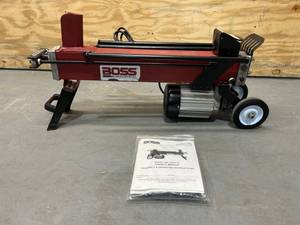 lot 6 image: BOSS INDUSTRIAL EC5T20 Electric Log Splitter, 5 Ton