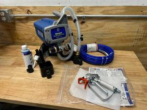 lot 8 image: GRACO Magnum Airless 2800 PSI Project Painter Plus Stand Paint Sprayer (011724147)