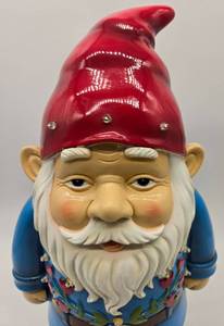 lot 30 image: LED Resin Statuary Colorful Gnome - Lights Up