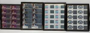 lot 94 image: 4 Framed Minnesota Unscratched 1990 Collectible Lottery Tickets