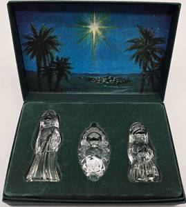 lot 8 image: Marquis WATERFORD Crystal The Nativity Collection