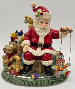 lot 165 image: Fitz and Floyd Santa Toyland Musical Figurine 