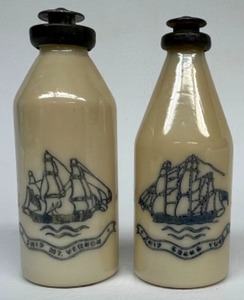 lot 150 image: Vintage Miniature OLD SPICE Bottles Rare - Porcelain Collectible Bottles