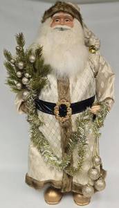 lot 174 image: North Pole Trading Co 3 Foot Standing Santa
