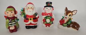 lot 168 image: Mr Christmas 4pc Light Up Ornaments