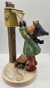 lot 213 image: Vintage 1957 Goebel Hummel Figurine Mailing Letter