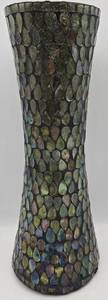 lot 229 image: Pomeroy Ambia Vase Shimmer Mosaic & 2 GrapeFloral Plates