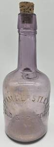 lot 231 image: Vintage ROSSKAM GERSTLEY & CO. Whiskey Purple Bottle 
