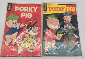 lot 240 image: Set of PORKY PIG Gold Keys Comic Books