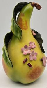 lot 275 image: KATHERINE HOUSTON Porcelain Pear Sculpture