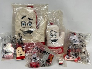 lot 194 image: Vintage ARBYs Logo Happy Oven Mitt Happy Meals Toy Lot