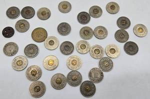 lot 401 image: Vintage St. Paul Minneapolis Trolley  Bus Token Coins