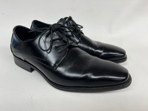 lot 414 image: STACY ADAMS Mens Dress Shoes Black Leather Oxfords Mens Size 10.5 E