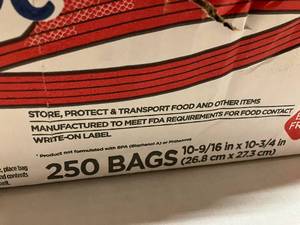 Ziploc 1 Gallon Bags