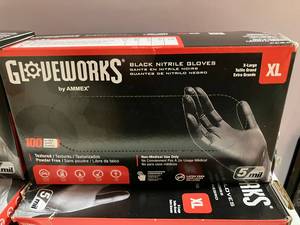 Black Nitrile Gloves