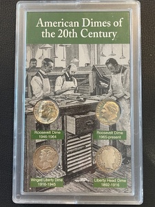 lot 15 image: American Dimes of the 20th Century