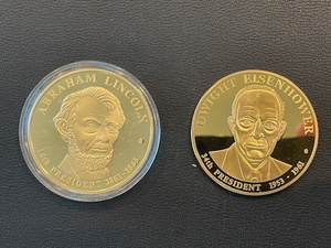 lot 18 image: Presidential Trial Coins