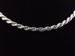 .925 Sterling Silver Thick Rope Necklace