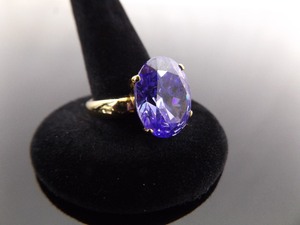 .925 Sterling Silver Amethyst Crystal Vermeil Ring Size 8