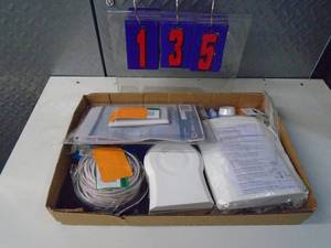 lot 135 image: Flat of newused hardware. As shown.