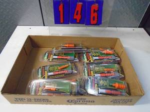 lot 146 image: Flat of newused hardware. As shown.
