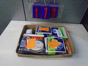 lot 170 image: Flat of newused hardware. As shown.