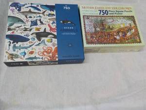 2 New 750 pc Puzzles...