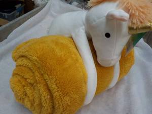 New Pillow fort Unicorn Throw Buddy
