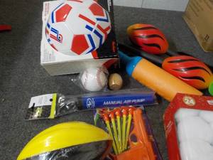Sport Balls, Games and more - all new