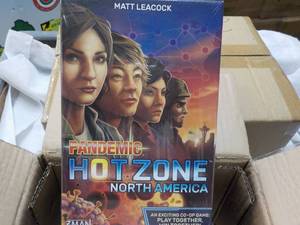 Case of 6 New Matt Lea cook Pandemic Hot Zone North America Games