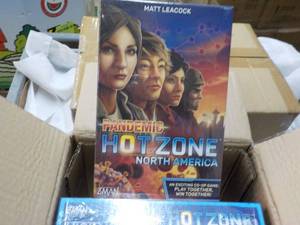 Case of 6 New Matt Lea cook Pandemic Hot Zone North America Games