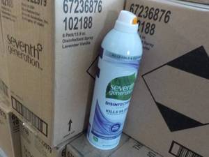 16 x 13.8 oz Cans Seventh Generation Disinfectant Spray Lavender Vanilla