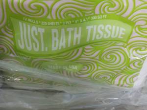 48 Rolls Just Bath Tissue 2 Ply Toilet Paper