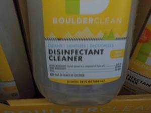 12 x 28 oz bottles Boulder Clean Spray Disinfect Cleaner