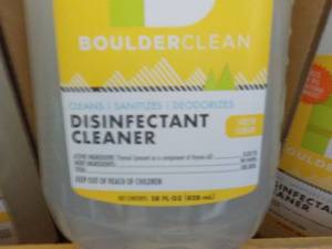 12 x 28 oz bottles Boulder Clean Spray Disinfect Cleaner