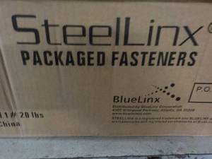 20 x 1 lb. pkgs Steel Linx Phillips Bugle Head Fine Thread Black Phosphate Sharp Point # 8 x 2 12 Fasteners