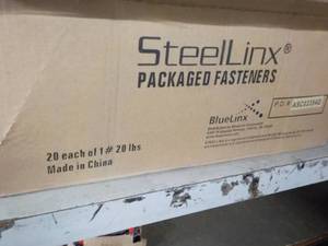 20 x 1 lb. pkgs Steel Linx Phillips Bugle Head Fine Thread Black Phosphate Sharp Point # 8 x 2 12 Fasteners