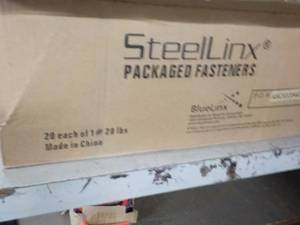 20 x 1 lb. pkgs Steel Linx Phillips Bugle Head Fine Thread Black Phosphate Sharp Point # 8 x 2 12 Fasteners