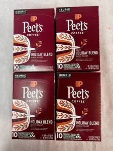4 Boxes of Holiday Blend Dark Roast Kcups