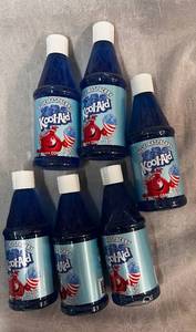 6 Bottles Kool-Aid Blue Rasberry Snow Cone Syrup