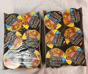 2 6 Packs of Yellow Curry Cup Noodles